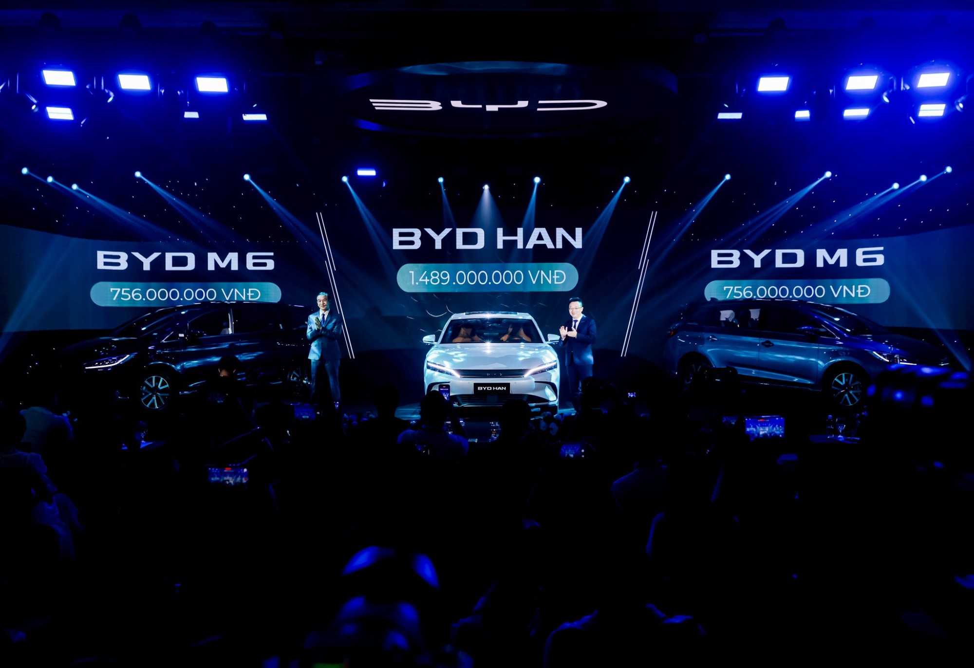Ra Mắt Sản Phẩm Mới MPV Thuần Điện BYD M6 Và Sedan Hạng Sang BYD Han