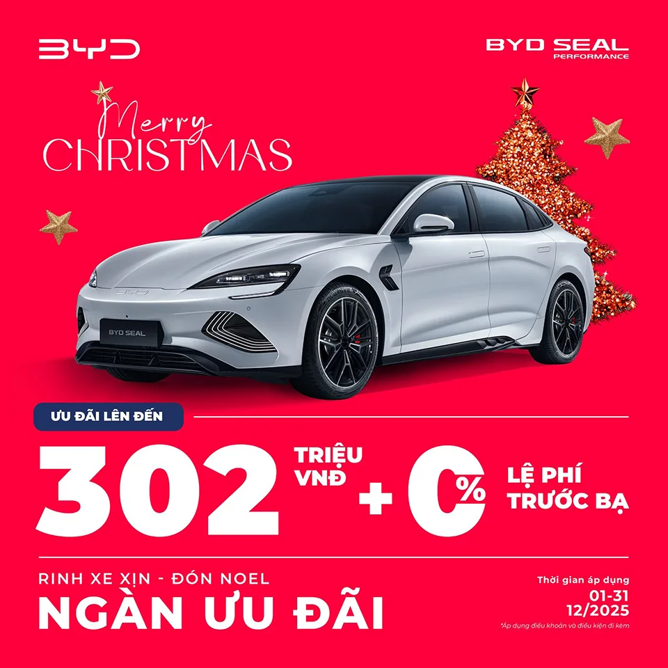 NOEL DEAL BÙNG NỔ – RINH XE XỊN, NHẬN ƯU ĐÃI KHỦNG