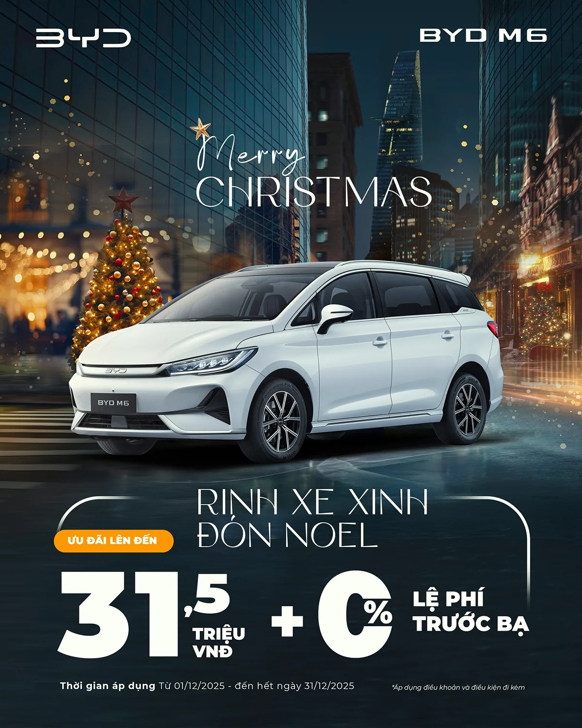 THÁNG 12 – RINH XE XINH, ĐÓN NOEL